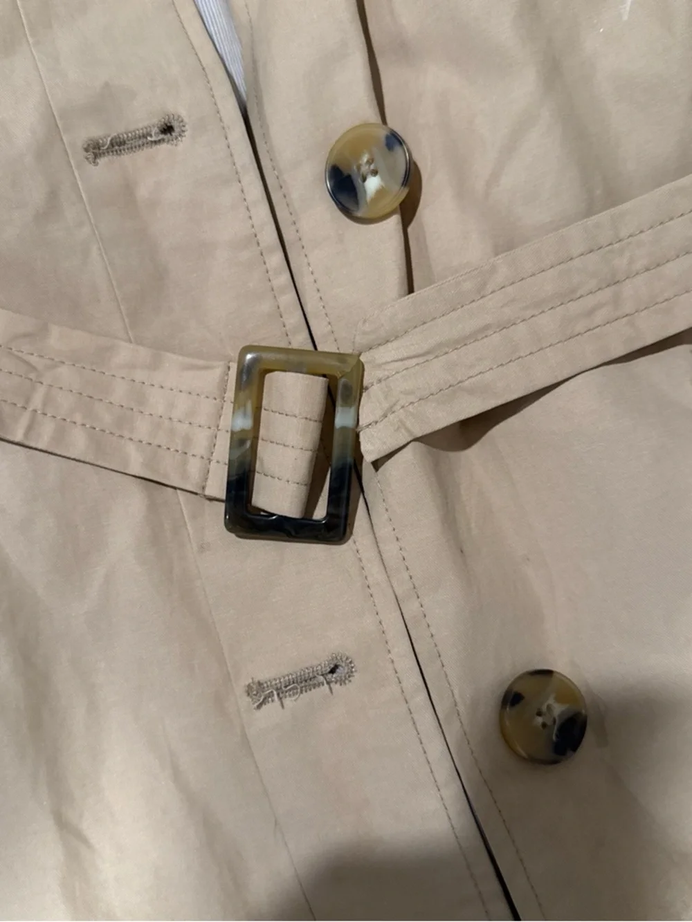 Zara Tan Kids Trench Coat Raincoat